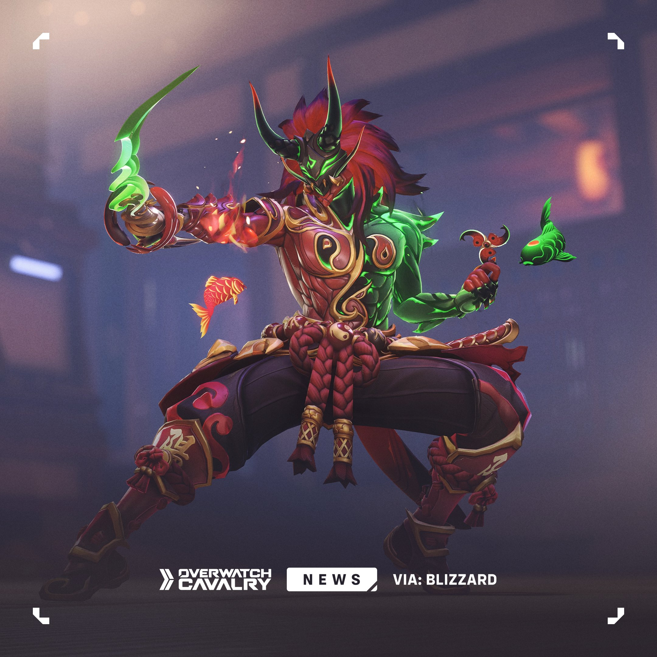 Skin mítica de Genji en Overwatch Season 4