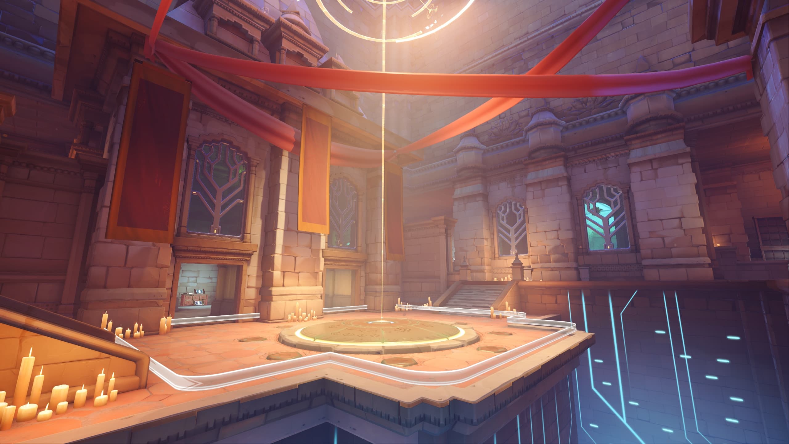Santuario de Nepal con el objetivo de control en Overwatch