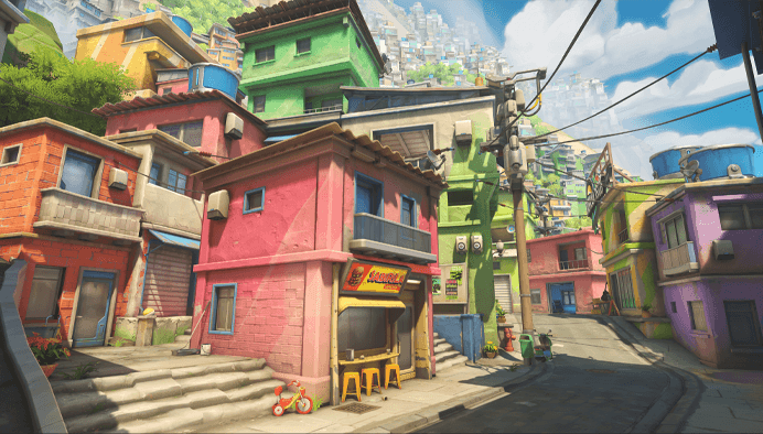 Calles de Río y carroza de Paraíso en Overwatch